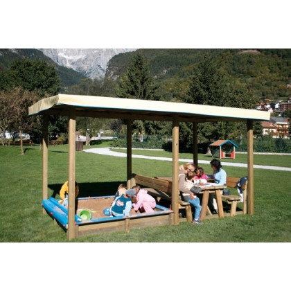 XCSP01 GROAPA DE NISIP CU PERGOLA