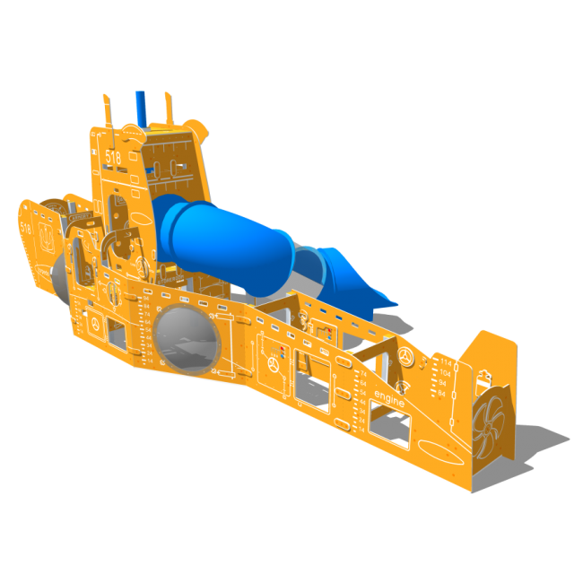 Structura tip submarin galben
