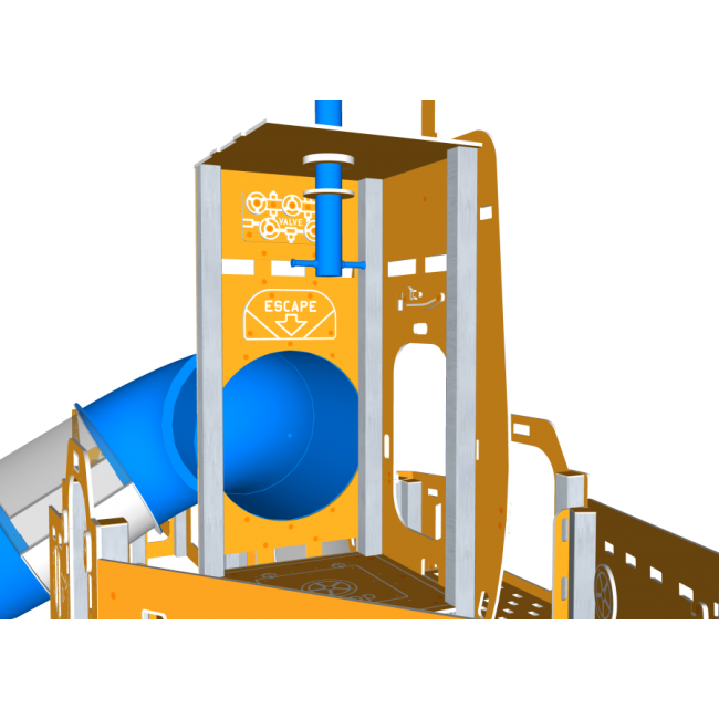 Structura tip submarin galben