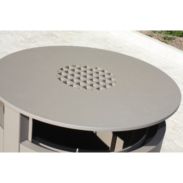 Cos de gunoi roma cu scrumiera crgp11p