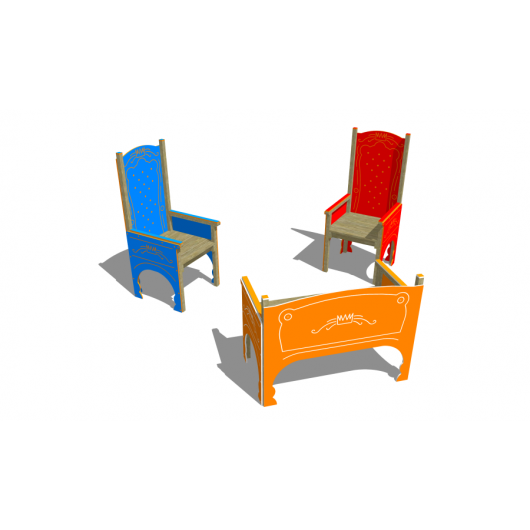 Masa si banci cu acoperis acoperit din lemn glulam va225